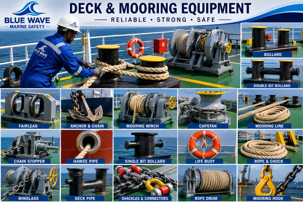 Deck and mooring equipment